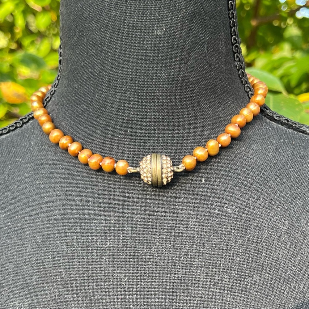 Vintage Lariat Style Gemstone Necklace - Picture 4 of 8